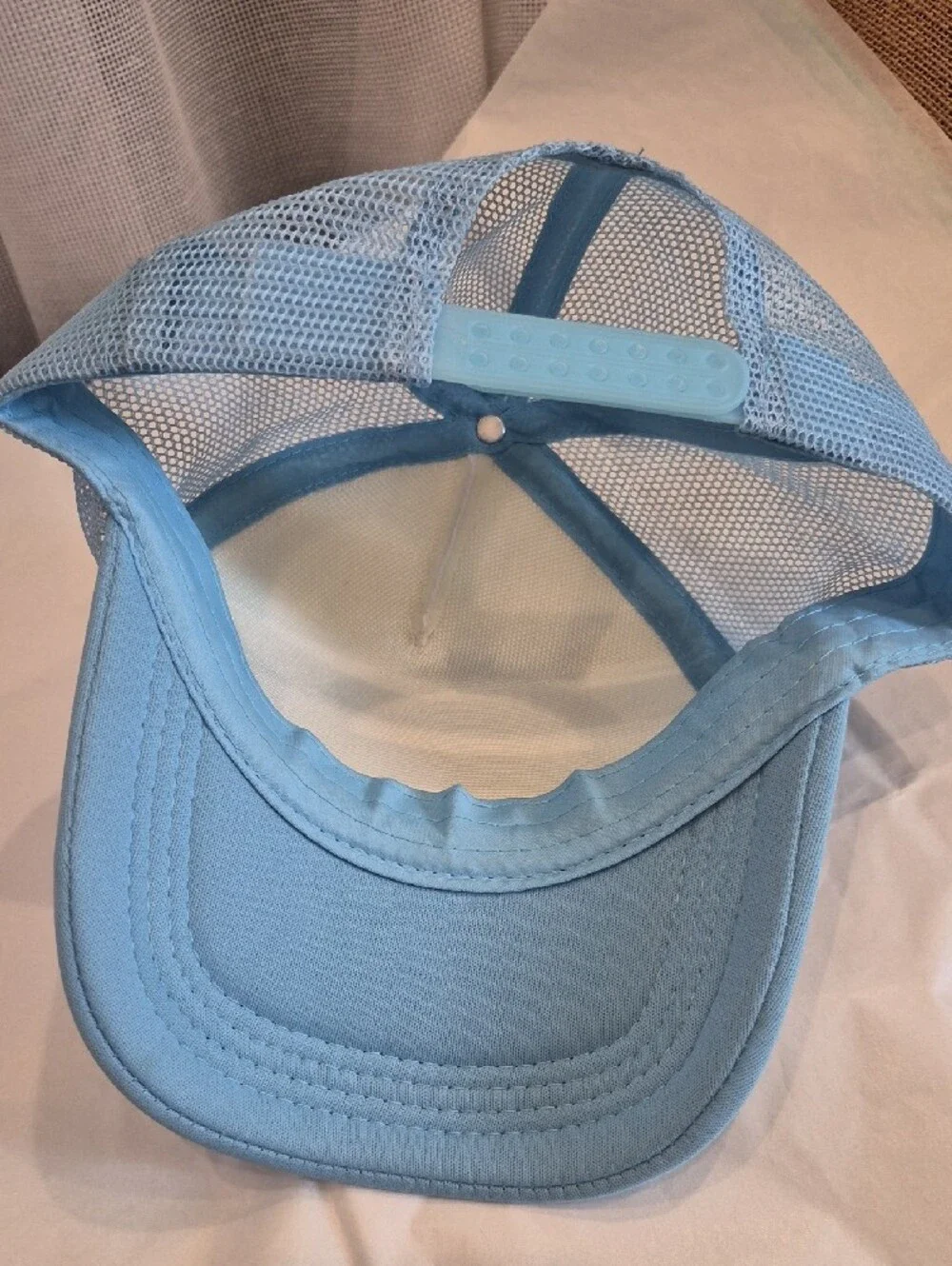 Girls Gone Mild Trucker Hat - White & Light Blue
